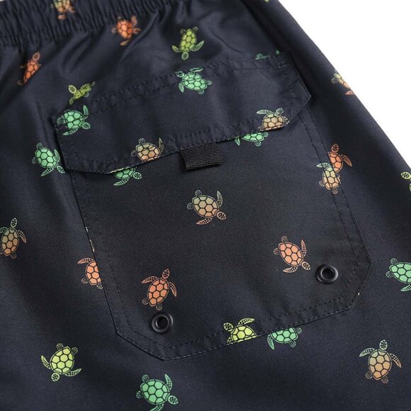 Boys' Swim Trunks Quick Dry Swimsuit with Liner Size 27 - Picture 5 of 6